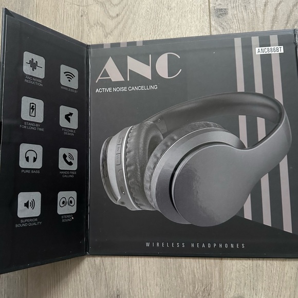 New with Box SY-ANC886 Wireless Noise Cancelling Headphones - Picture 4 of 12